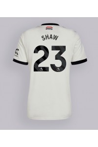 Manchester United Luke Shaw #23 Fotballdrakt Tredje Klær 2024-25 Korte ermer